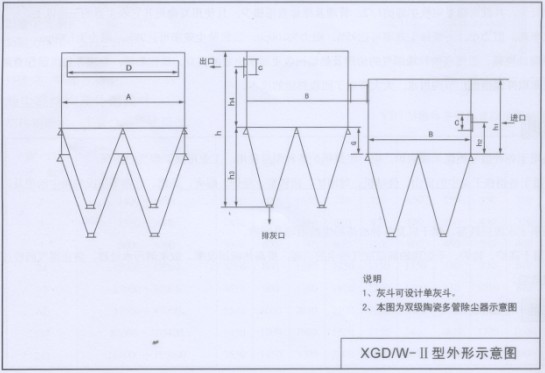 陶瓷多管除尘器