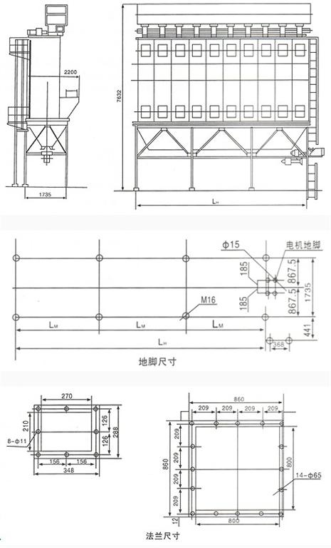 LMN-II型袋式除尘器2